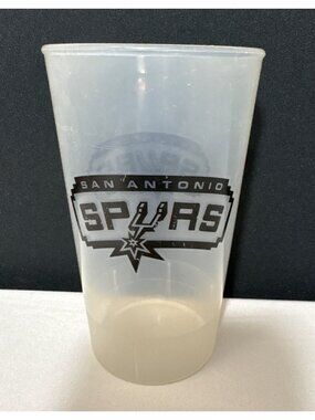 San Antonio Spurs Vintage BPA-Free Plastic Drinkware Cup 16oz NBA Game Sports